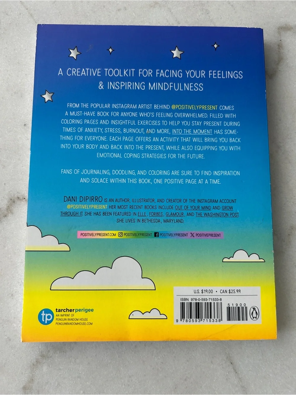Into The Moment Journal & Coloring Book - Multicolor Cover